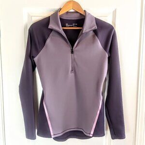 Under Armour ColdGear 1/2 Zip Color Block Pullover Top